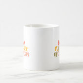 Mug Design de mode de vie lent (Centre)