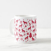 Mug Design de Noël Beauceron (Devant gauche)