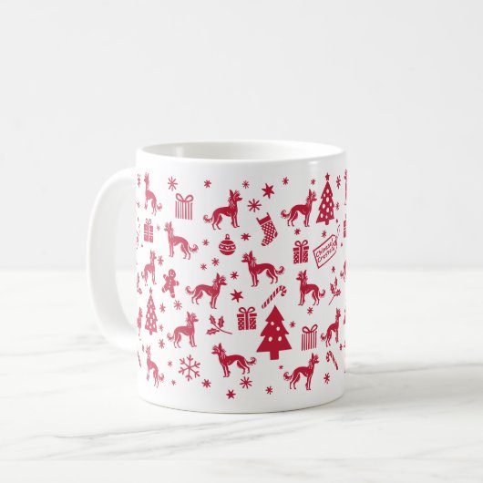 Mug Design de Noël chinois arrêté (Devant gauche)