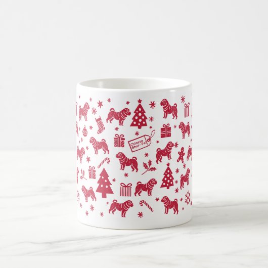 Mug Design de Noël chinois Shar-Pei (Centre)