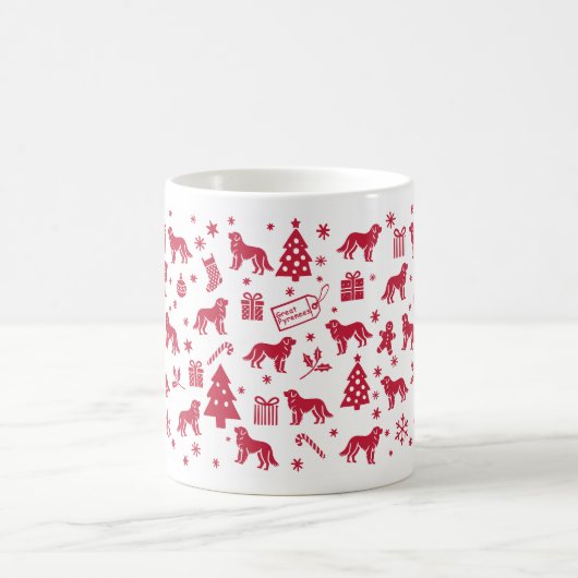 Mug Design de Noël des grandes Pyrénées (Centre)