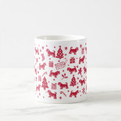 Mug Design de Noël du Terrier tibétain (Centre)