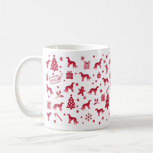 Mug Design de Noël écossais Deerhound