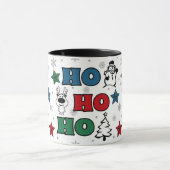 Mug Design de Noël Ho-Ho-Ho (Centre)
