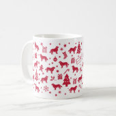 Mug Design de Noël Hovawart (Devant gauche)