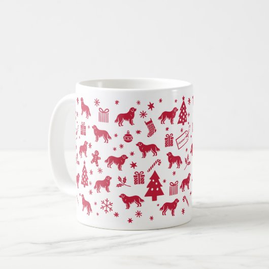 Mug Design de Noël Hovawart (Devant gauche)