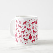 Mug Design de Noël Labrador Husky (Devant gauche)
