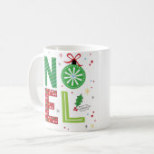 Mug "Design de Noël Noel coloré" (Devant gauche)