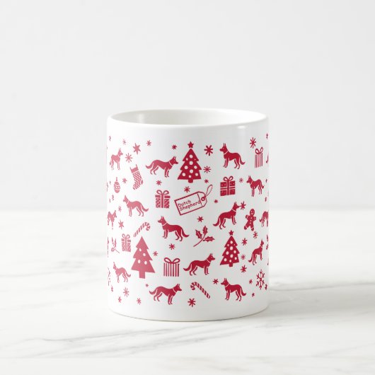 Mug Design de Noël pour berger néerlandais (Centre)