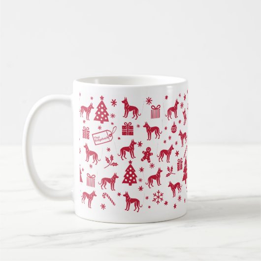 Mug Design de Noël Ridgeback en Thaïlande (Gauche)