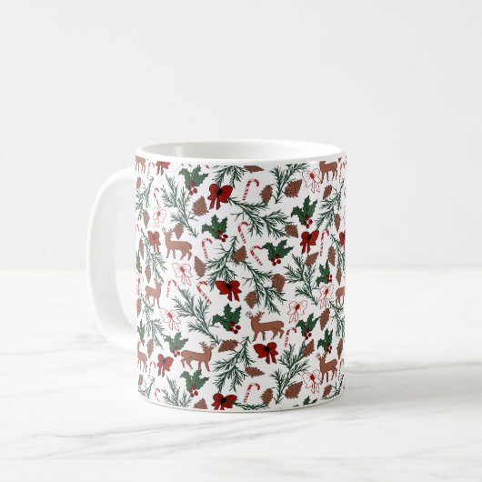 Mug Design de Noël Spirit (Devant gauche)