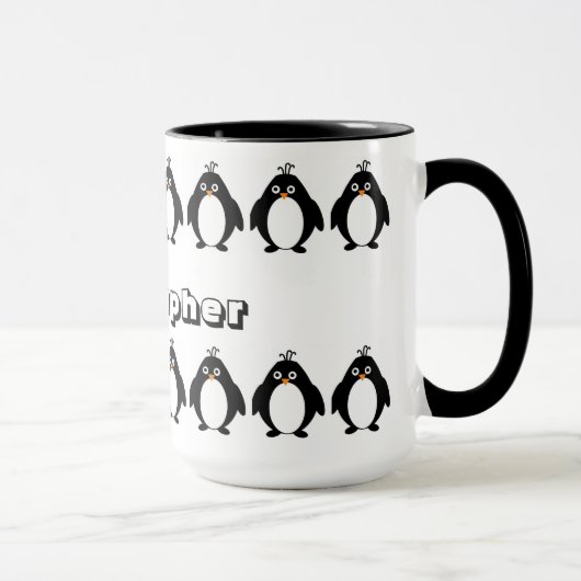Mug Design de pingouin (Droite)