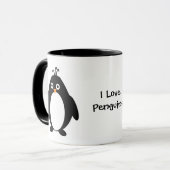 Mug Design de pingouin personnalisé (Devant gauche)