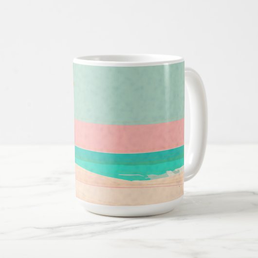 Mug Design de plage (Devant droit)