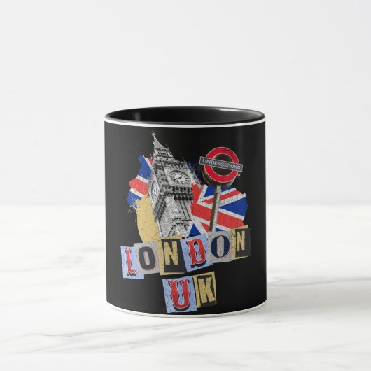 Mug Design de style rétro à Londres (Centre)