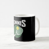 Mug Design de tennis (Devant droit)