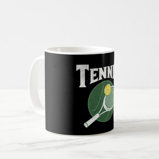 Mug Design de tennis (Devant gauche)