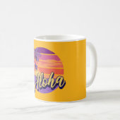 Mug Design de texte de style rétro "Aloha" (Devant droit)