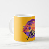 Mug Design de texte de style rétro "Aloha" (Devant gauche)