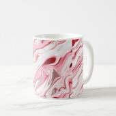 Mug Design de texture en marbre liquide, le marbrage c (Devant droit)