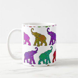 Mug Design de tuiles motifs Elephant Walk