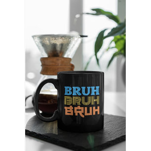 Mug Design de typographie BRUH Bold