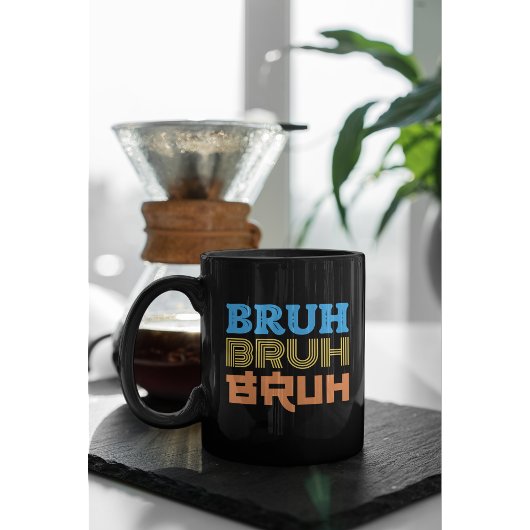 Mug Design de typographie BRUH Bold