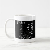 Mug Design de vendredi noir (Gauche)