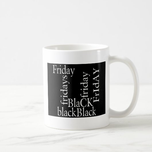 Mug Design de vendredi noir (Droite)