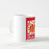 Mug Design d'enveloppe rouge chinoise avec symbole de  (Devant gauche)