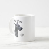 Mug Design d'histoire Blue Great Dane (Devant gauche)