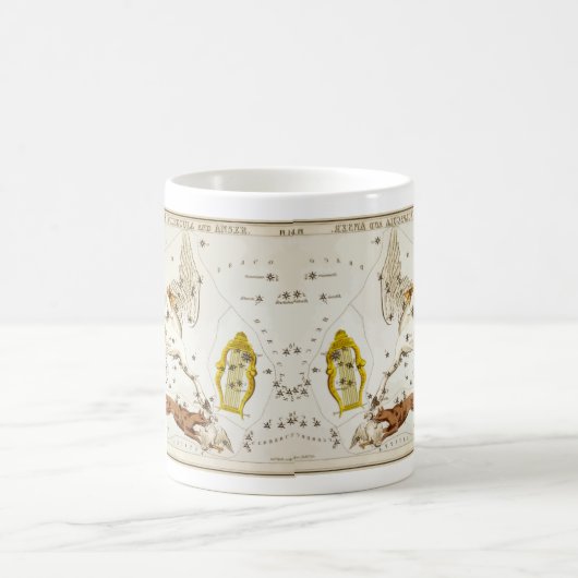 Mug Design d'icônes de zodiaque céleste (Centre)