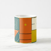 Mug Design d'illustration géométrique avec formes simp (Centre)