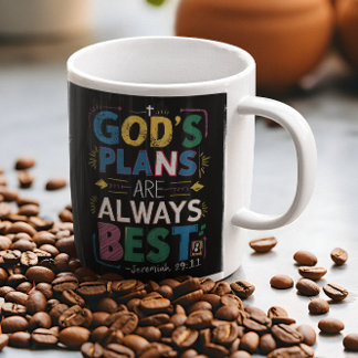 Mug Design Divin : Les Plans De Dieux Sont Toujours Me