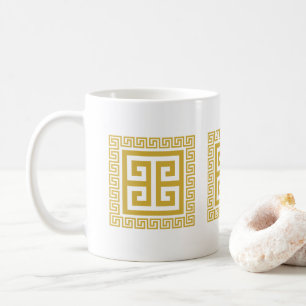 Mug Design doré Motif grec