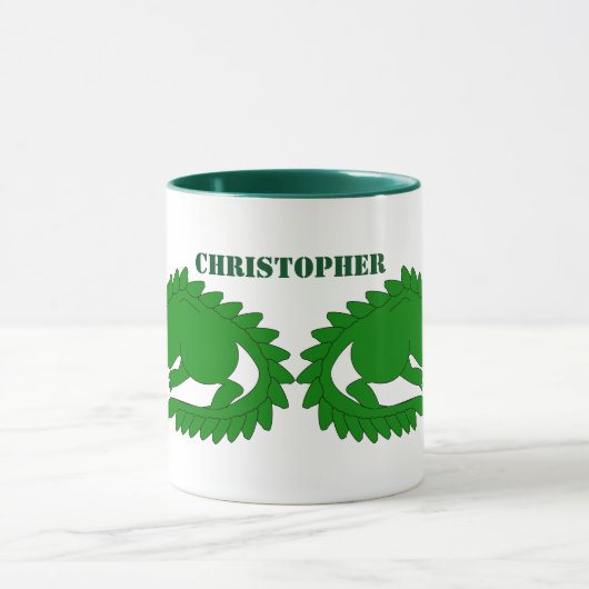 Mug Design Dragon Vert (Centre)
