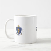 Mug Design du drapeau d'État du Massachusetts (Gauche)