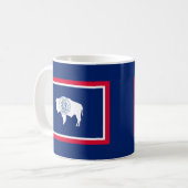 Mug Design du drapeau d'état du Wyoming (Devant gauche)