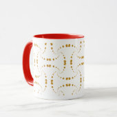 Mug Design élégant à points dorés (Devant gauche)