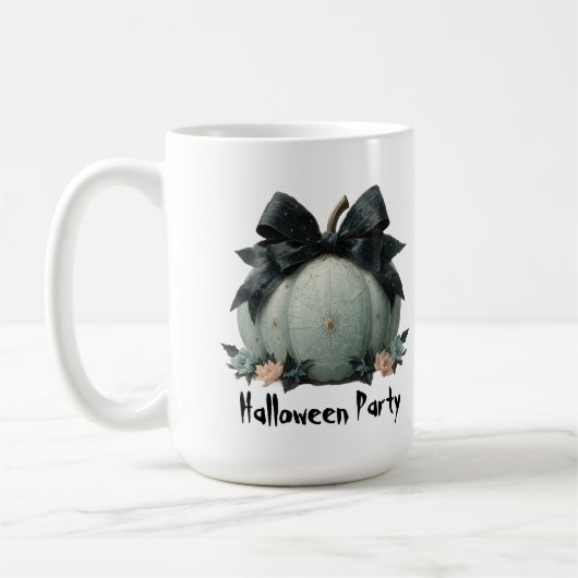 Mug Design élégant Citrouille Halloween Party (Gauche)