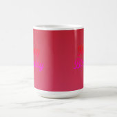 Mug Design élégant de calligraphie d'anniversaire (Centre)