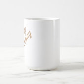 Mug Design élégant de calligraphie d'anniversaire (Centre)
