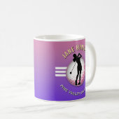 Mug Design élégant de Golfeur pour femmes (Devant droit)