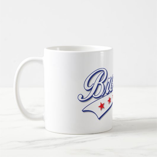 Mug Design élégant minimaliste de Brooklyn (Gauche)