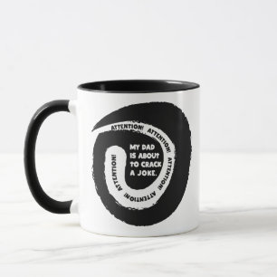 Mug Design élégant Mon père est sur le point de craque