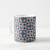 Mug Design en céramique Azulejos. Talavera tracteur mo (Devant gauche)