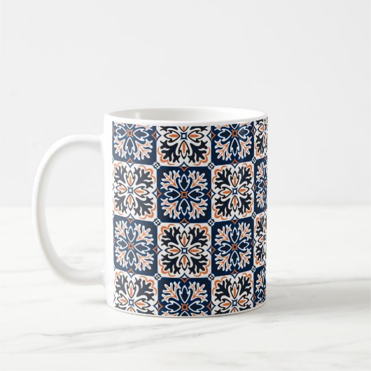 Mug Design en céramique Azulejos. Talavera tracteur mo (Gauche)