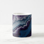 Mug Design en marbre violet bleu blanc (Centre)