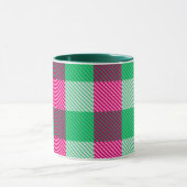 Mug Design En vichy chèque rose (Centre)