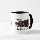 Mug Design Entegra Aspire Red Happy Place (Devant droit)